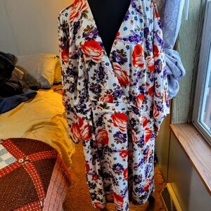 Vintage floral dress.